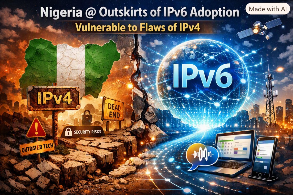 Nigeria at the periphery of IPv6 adoption, still vulnerable to Flaws of IPv4