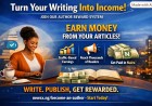 Become an Author: Turn your writing into income