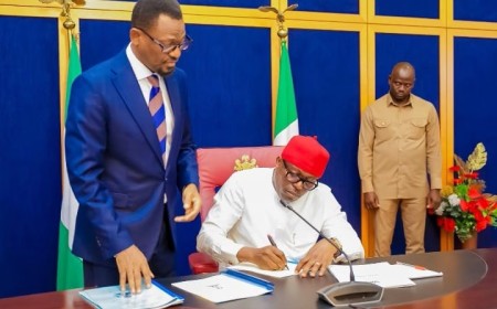 Fubara Signs 2026 Appropriate Bill Into Law... Promises Collaboration With Assembly... Lauds Wike For Facilitating Process