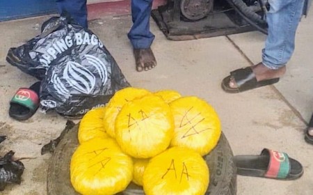 Oyo Police nab suspected drug peddlers in Ibadan, recover loud in car tyre